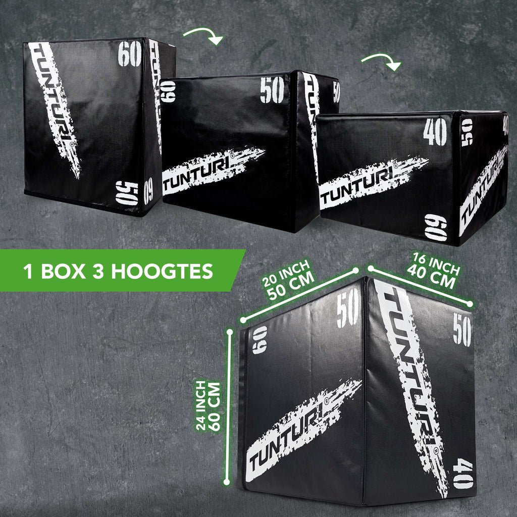 Tunturi Plyo Box Soft (EVA) 40/50/60cm afbeelding 2