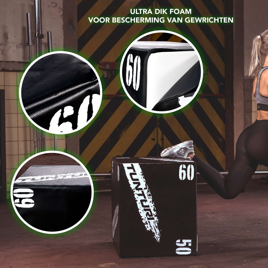 Tunturi Plyo Box Soft (EVA) 40/50/60cm afbeelding 3