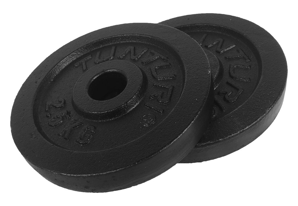 Tunturi Plates Black 2.5kg - Pair