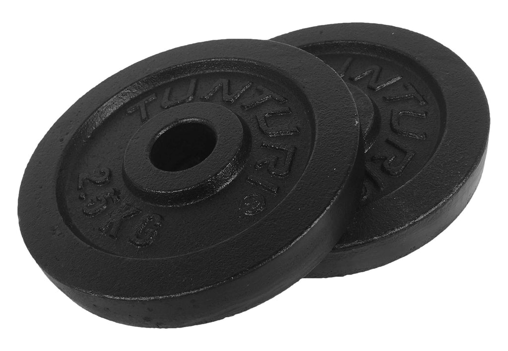 Tunturi Plates Black 2.5kg - Pair