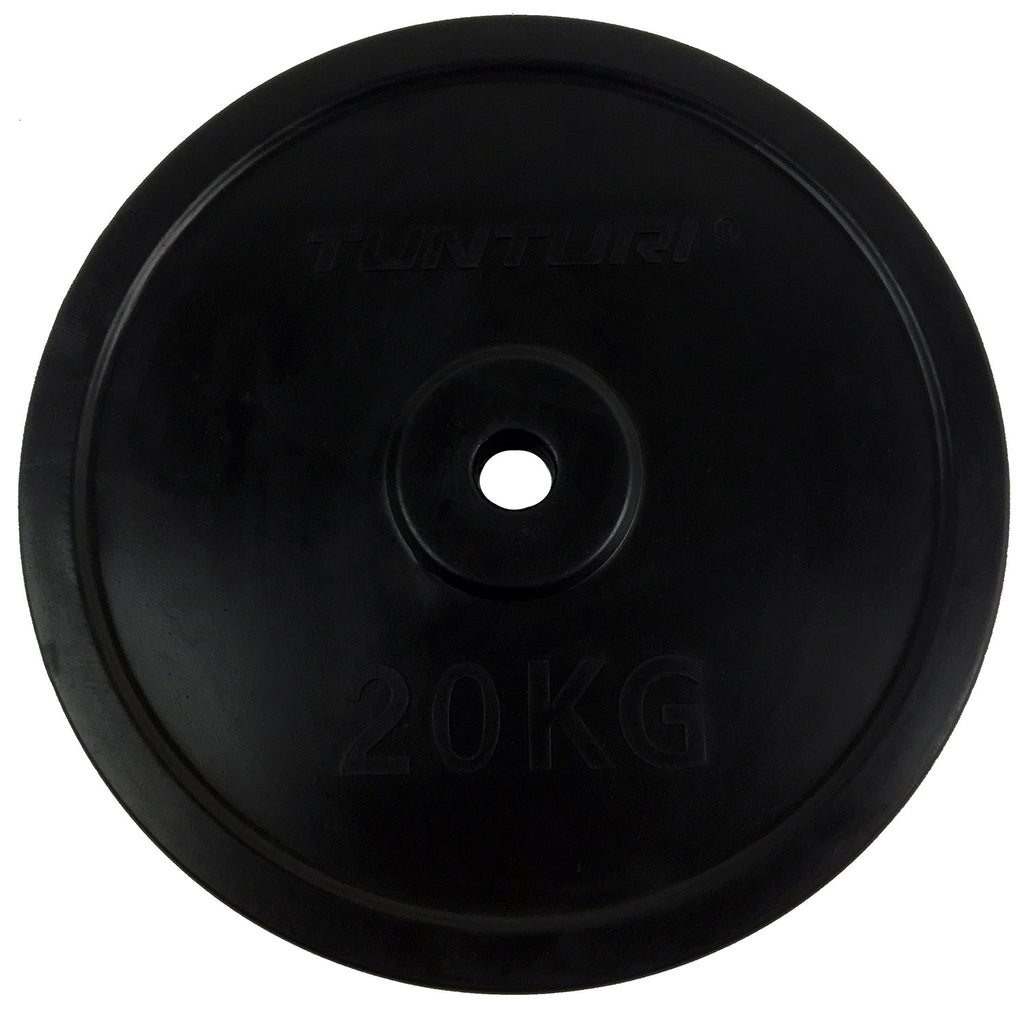 Tunturi Rubber Plate 20.0kg - Single
