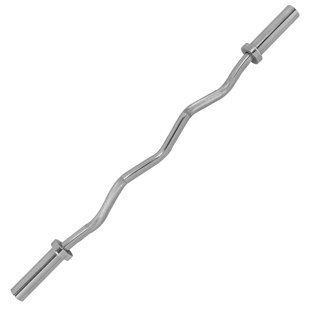 Tunturi Olympic Curlbar SpringCol Chrome 120 cm