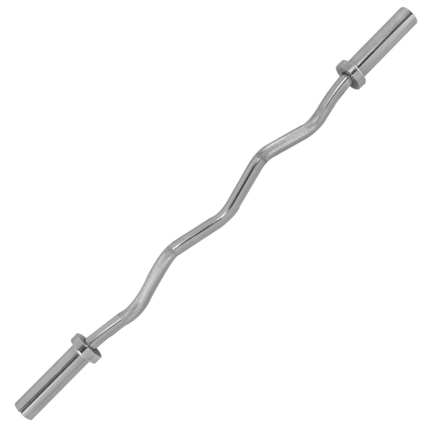Tunturi Olympic Curlbar SpringCol Chrome 120 cm