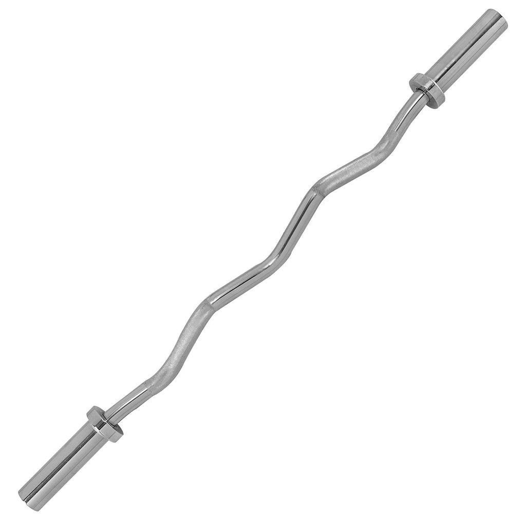 Tunturi Olympic Curlbar SpringCol Chrome 120 cm