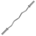 Tunturi Olympic Curlbar SpringCol Chrome 120 cm