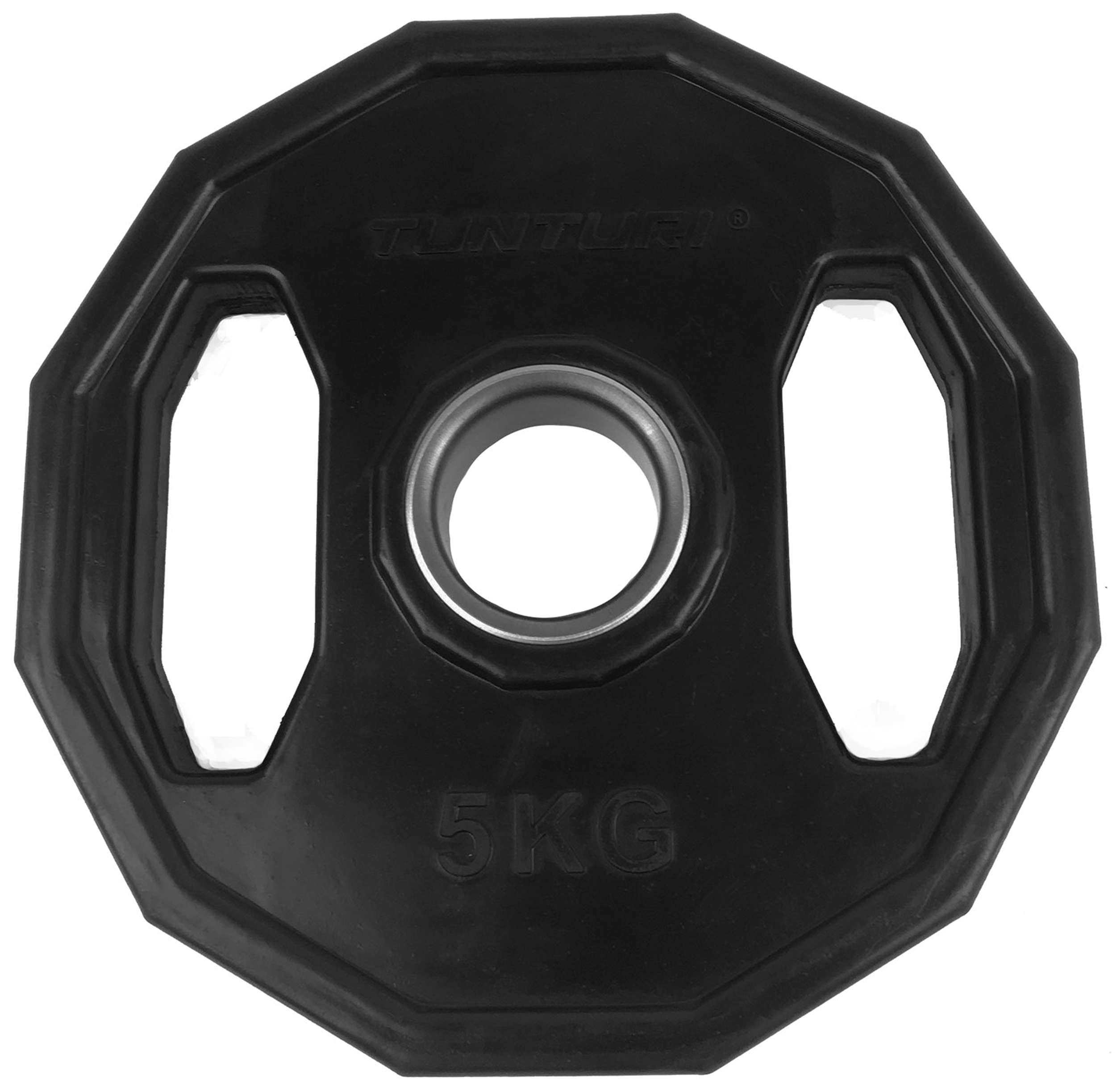 Tunturi Olympic Rubber Plate 5.0kg - Single