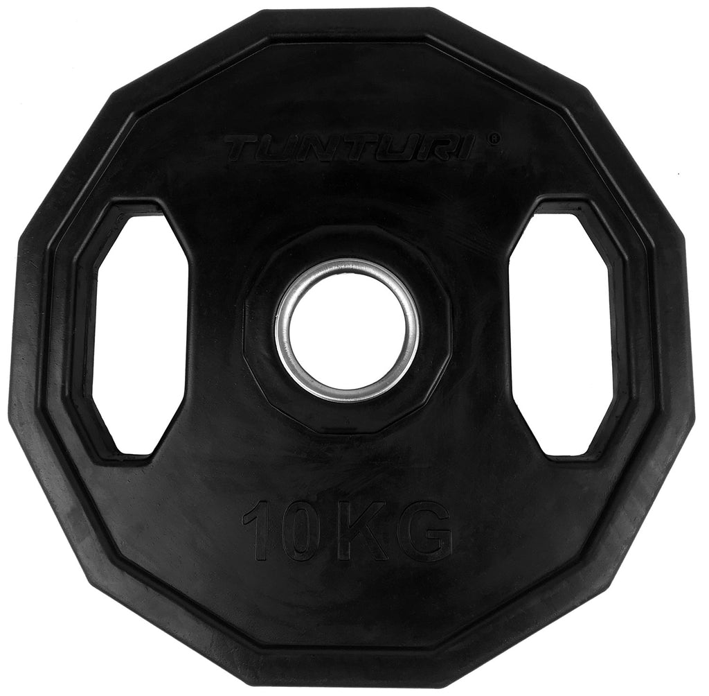 Tunturi Olympic Rubber Plate 10.0kg - Single