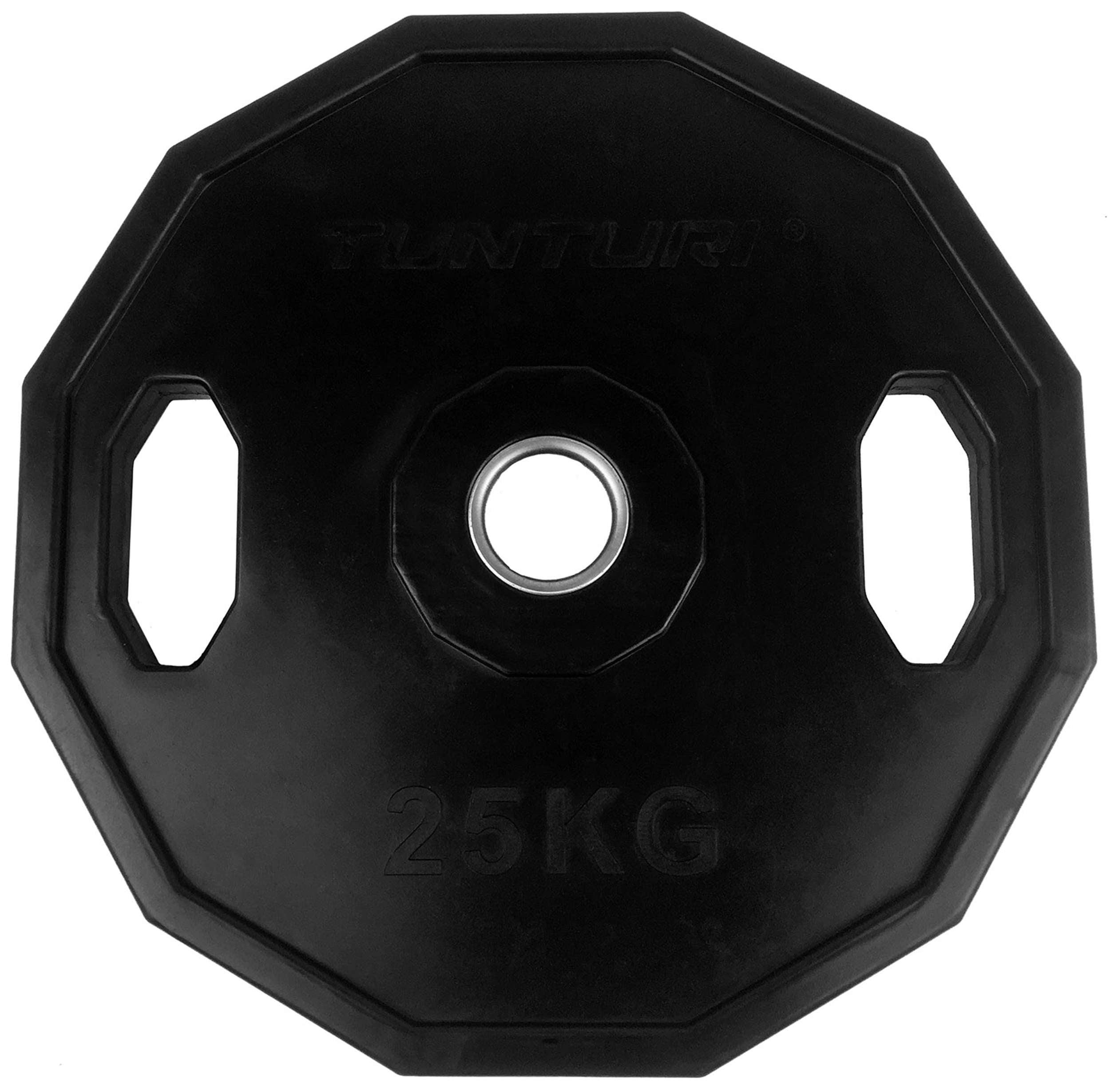 Tunturi Olympic Rubber Plate 25.0kg - Single