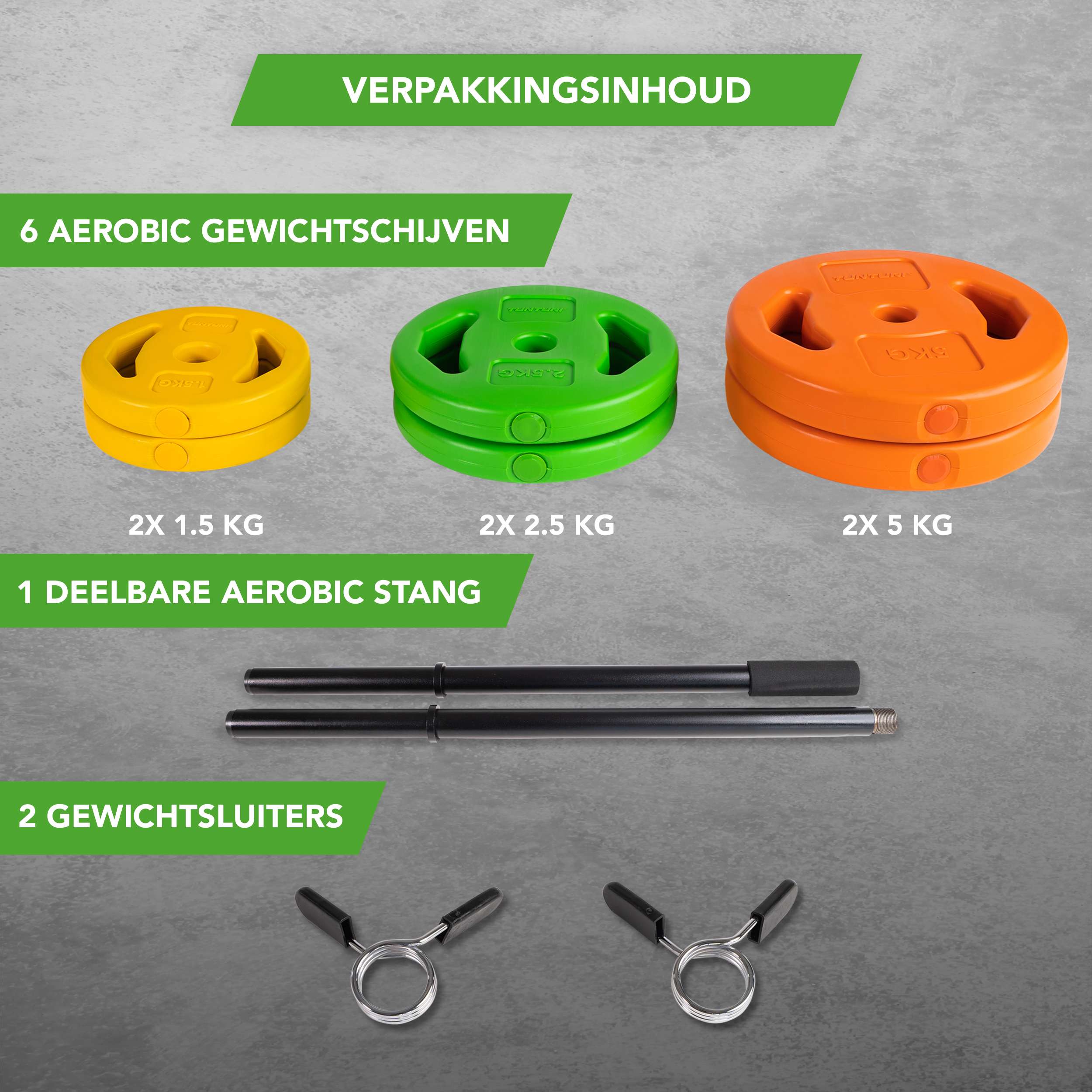 Tunturi Aerobic Pump Set 20 kg afbeelding 7