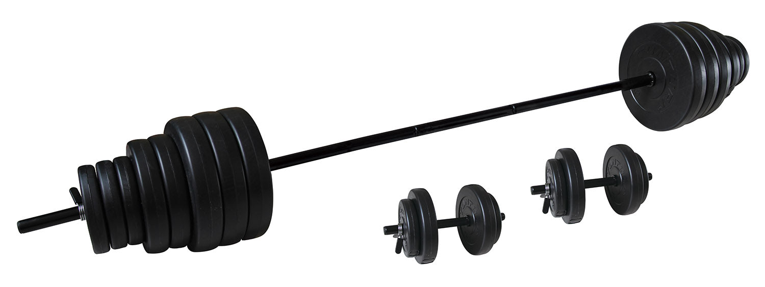 Tunturi Vinyl Barbell/Dumbbell Set 50Kg (1/2)