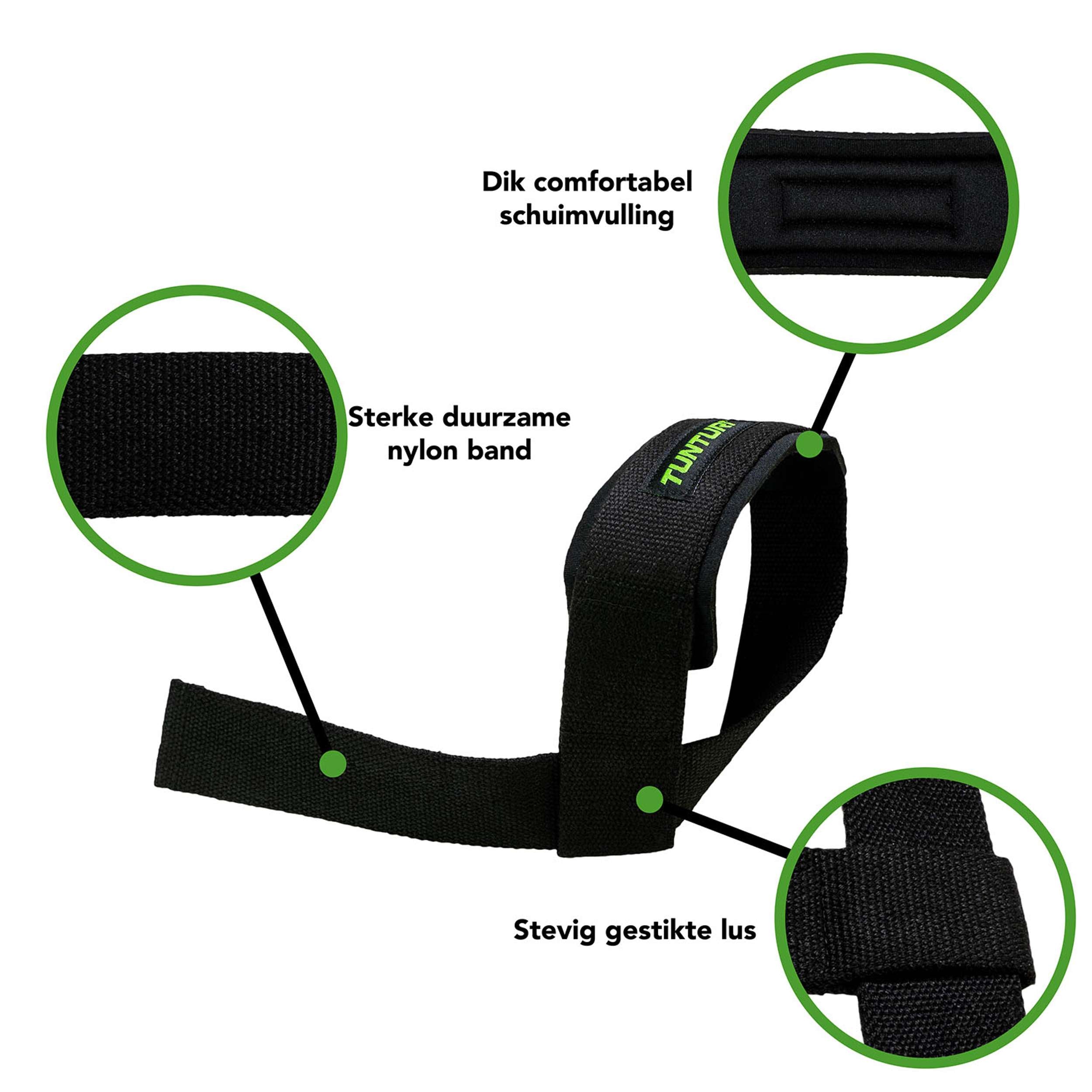 Tunturi Padded Power Lifting Straps afbeelding 3