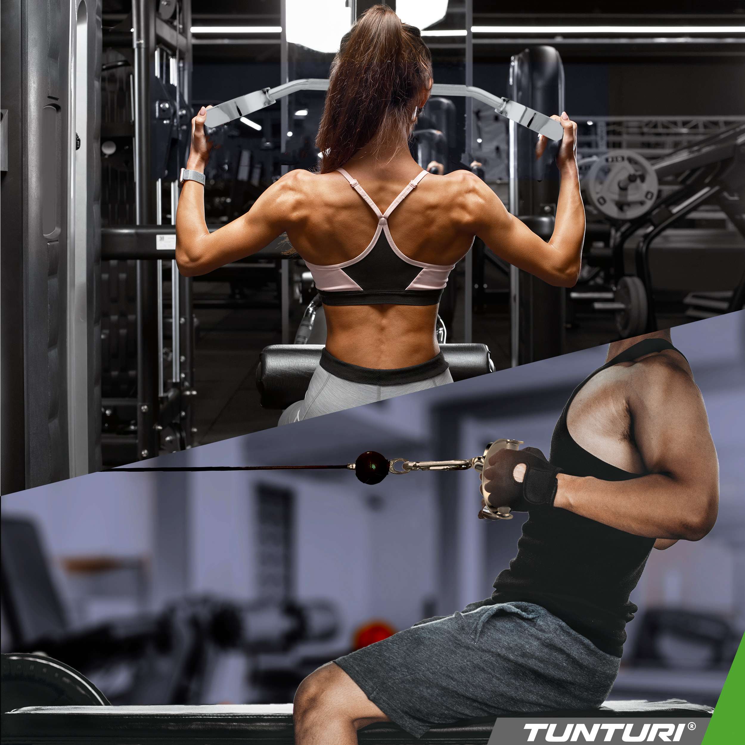 Tunturi Lat Pulldown Bar - 70cm afbeelding 2