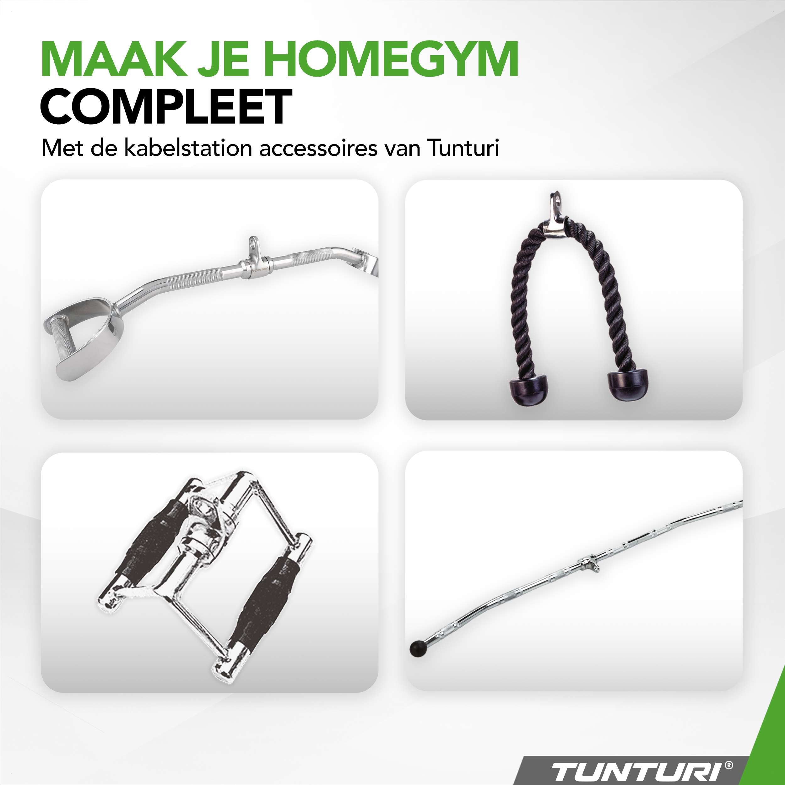 Tunturi Lat Pulldown Bar - 70cm afbeelding 6