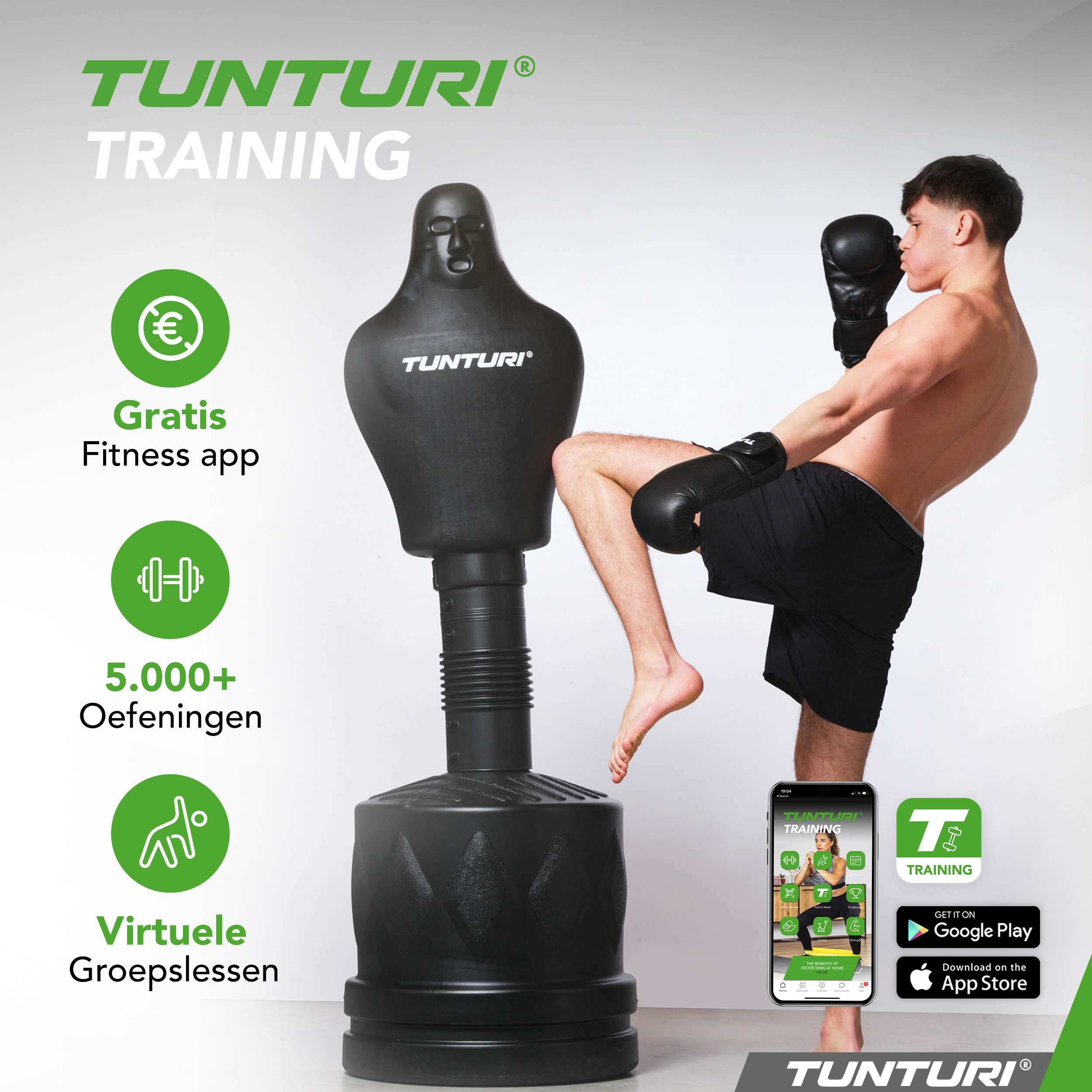 Tunturi Free Stand Boxing Dummy afbeelding 2