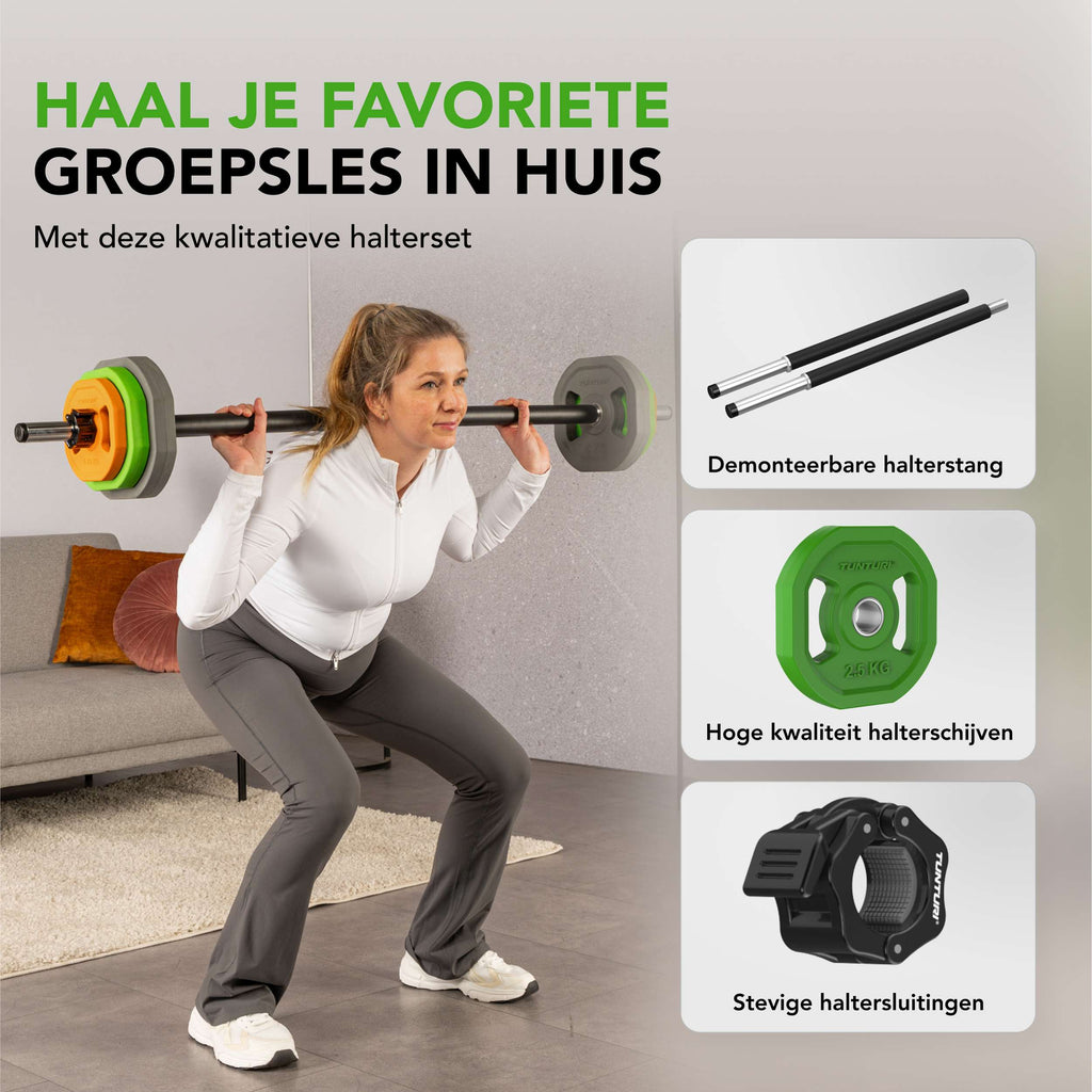 Tunturi Aerobic Pump Set, 20kg, Rubber afbeelding 2
