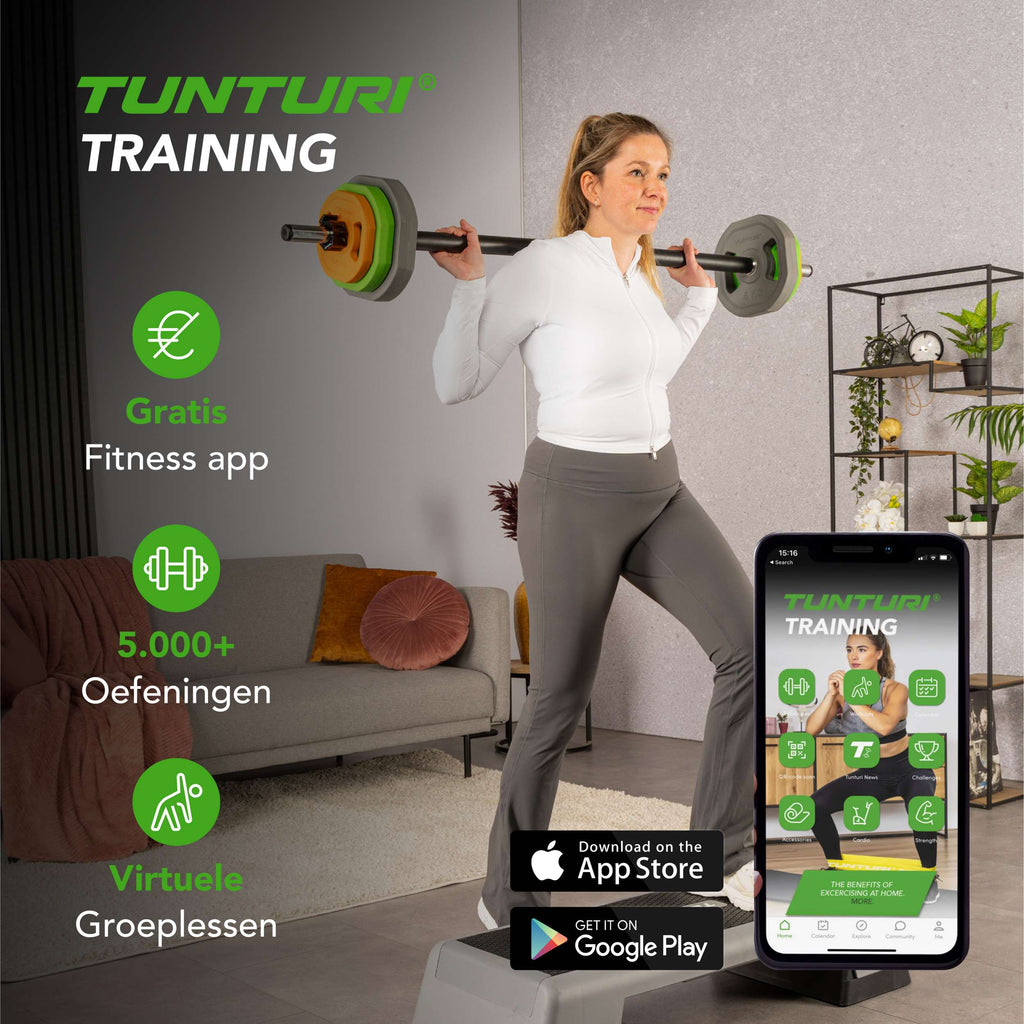 Tunturi Aerobic Pump Set, 20kg, Rubber afbeelding 6