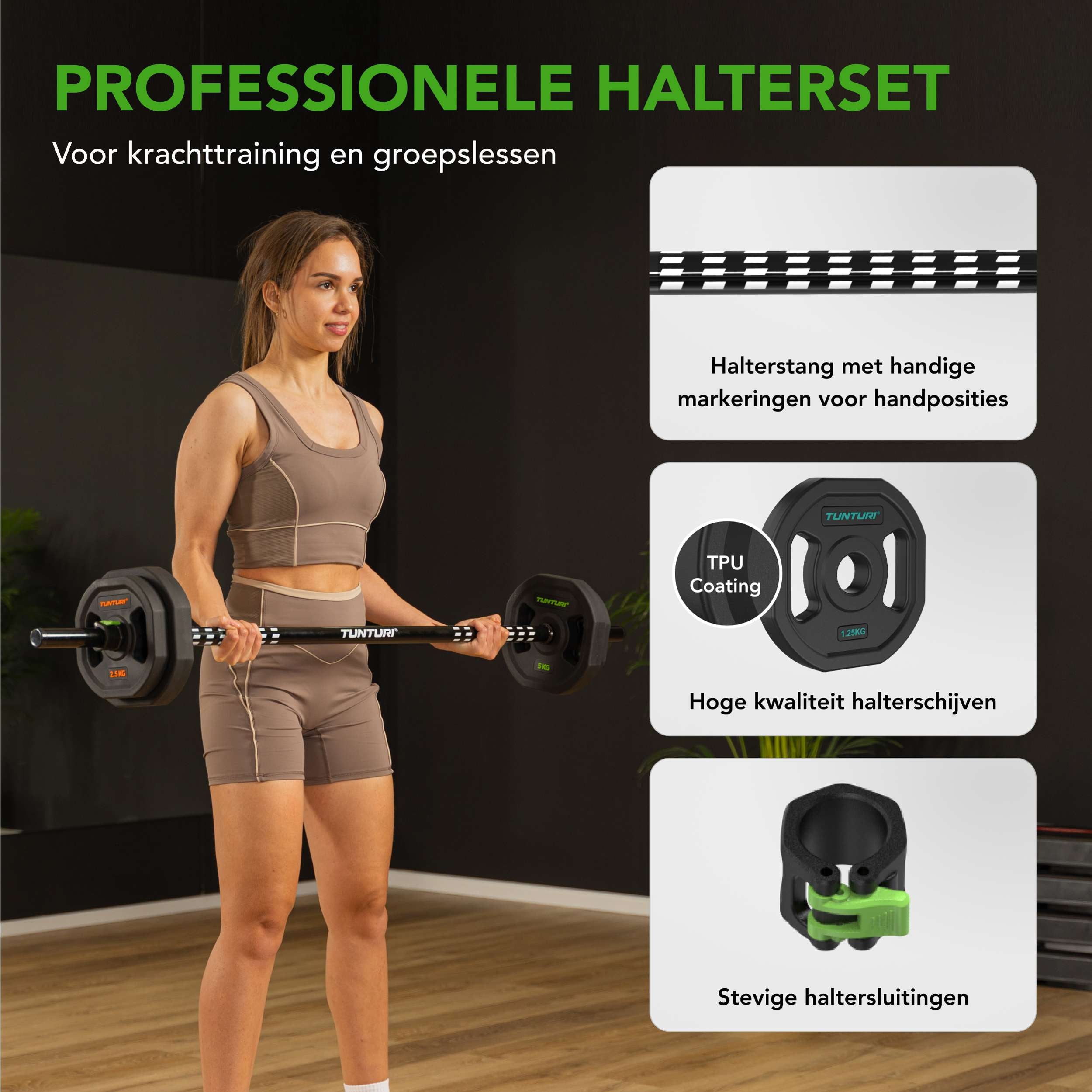 Tunturi Pro Aerobic Pump Set, 20kg, TPU afbeelding 2