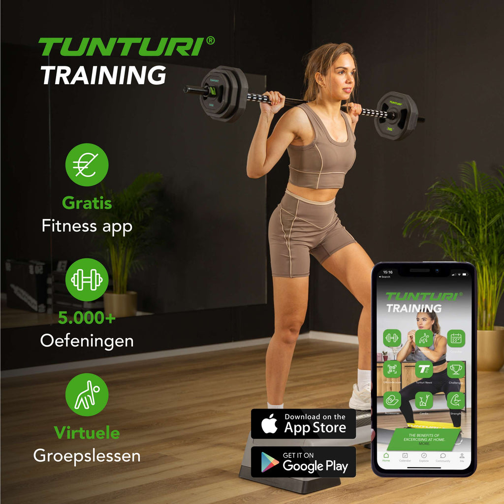 Tunturi Pro Aerobic Pump Set, 20kg, TPU afbeelding 6