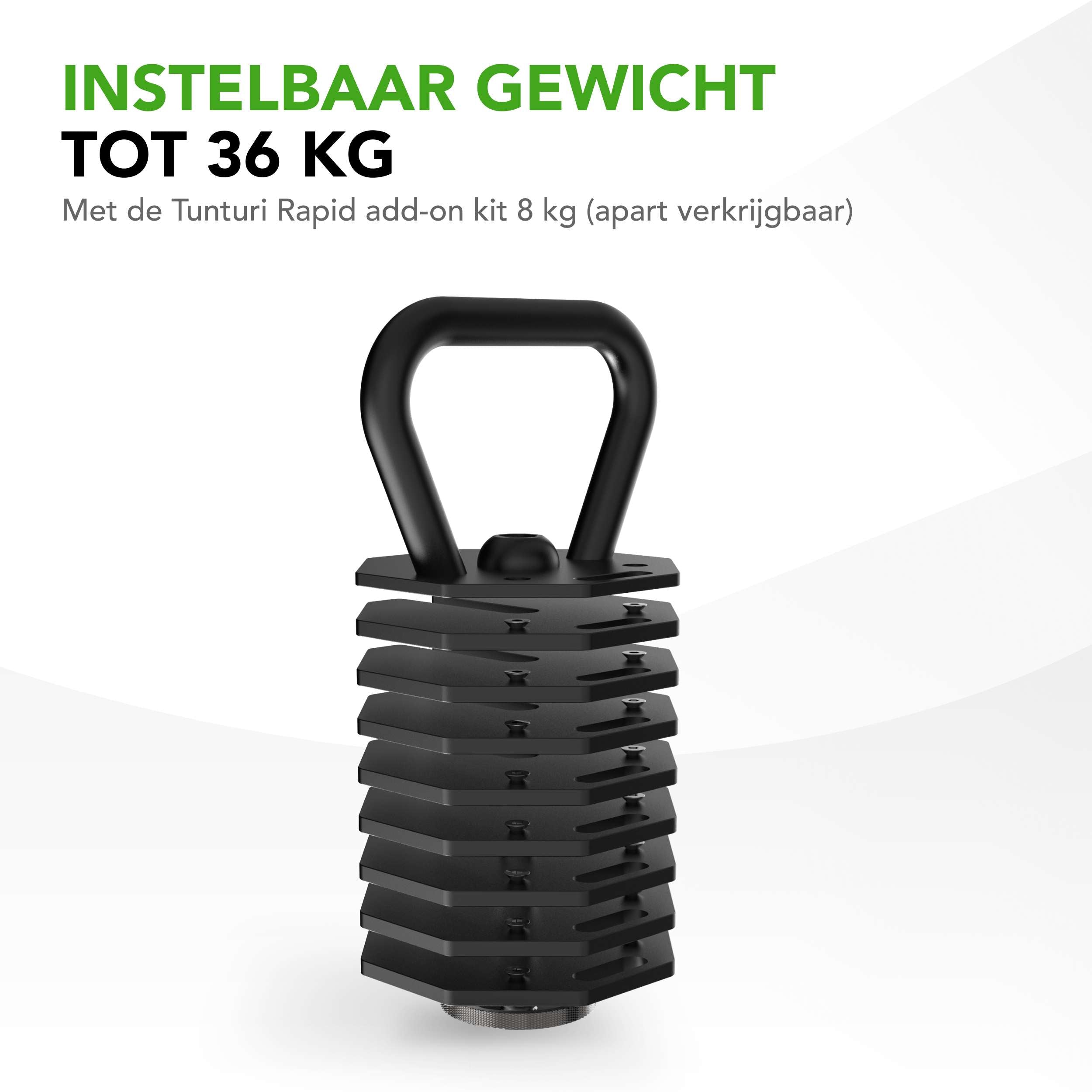 Tunturi Rapid Adjustable Kettlebell Handle, 3,5kg afbeelding 7