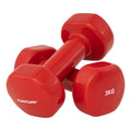 Tunturi Vinyl Dumbbells 3.0kg, Red, Pairc