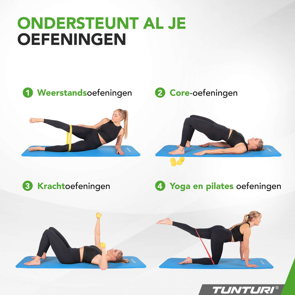 Tunturi Fitnessmat NBR  Blue afbeelding 2