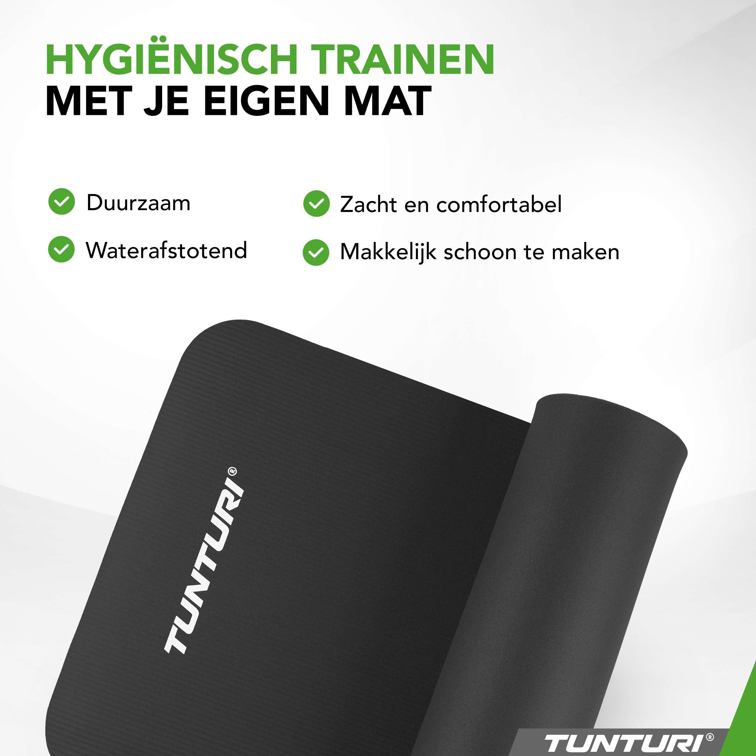 Tunturi Fitnessmat NBR Black afbeelding 4