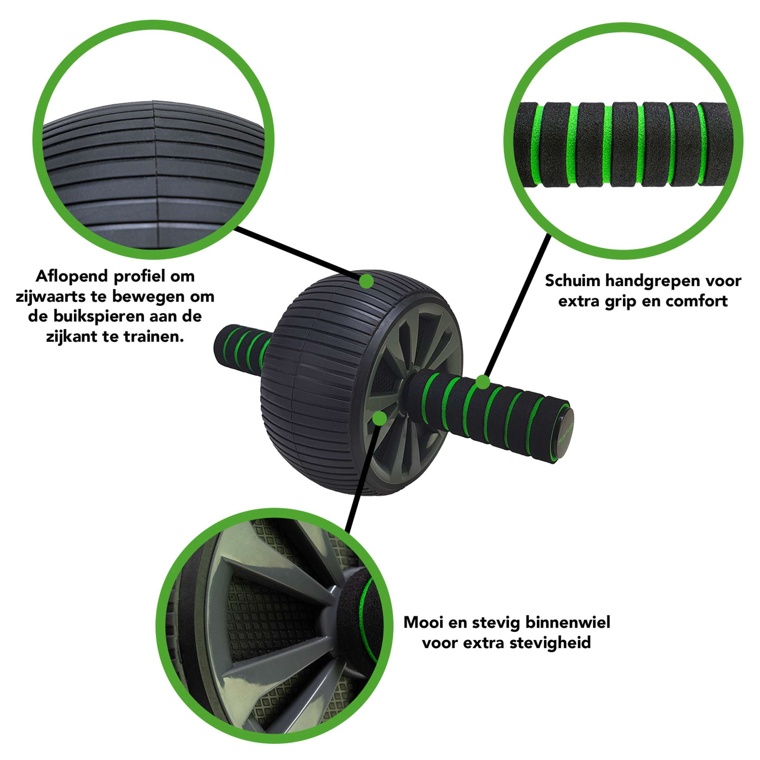 Tunturi Exercise Wheel Deluxe With NBR Knee Pad afbeelding 3