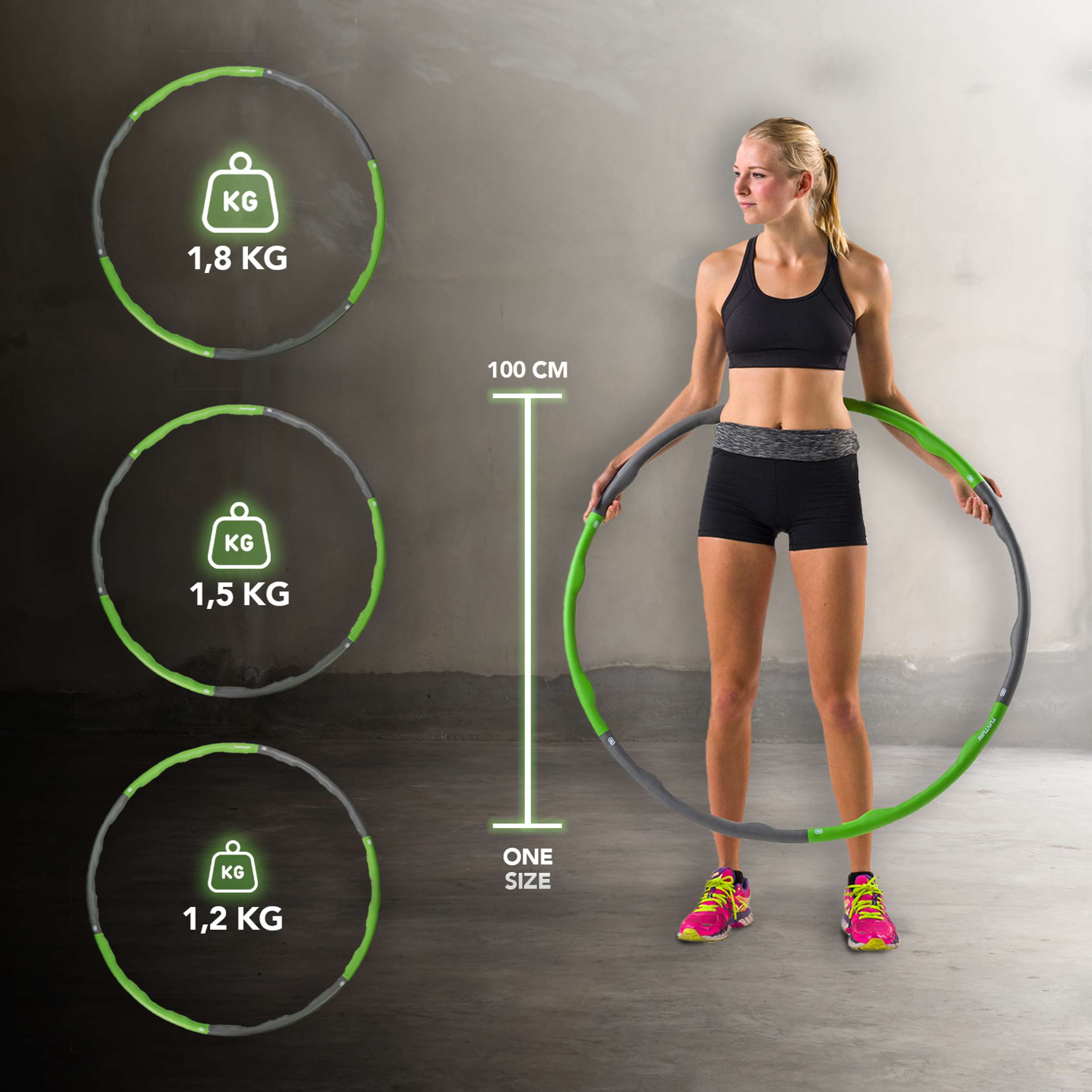 Tunturi Hula Hoop 1.5kg afbeelding 3