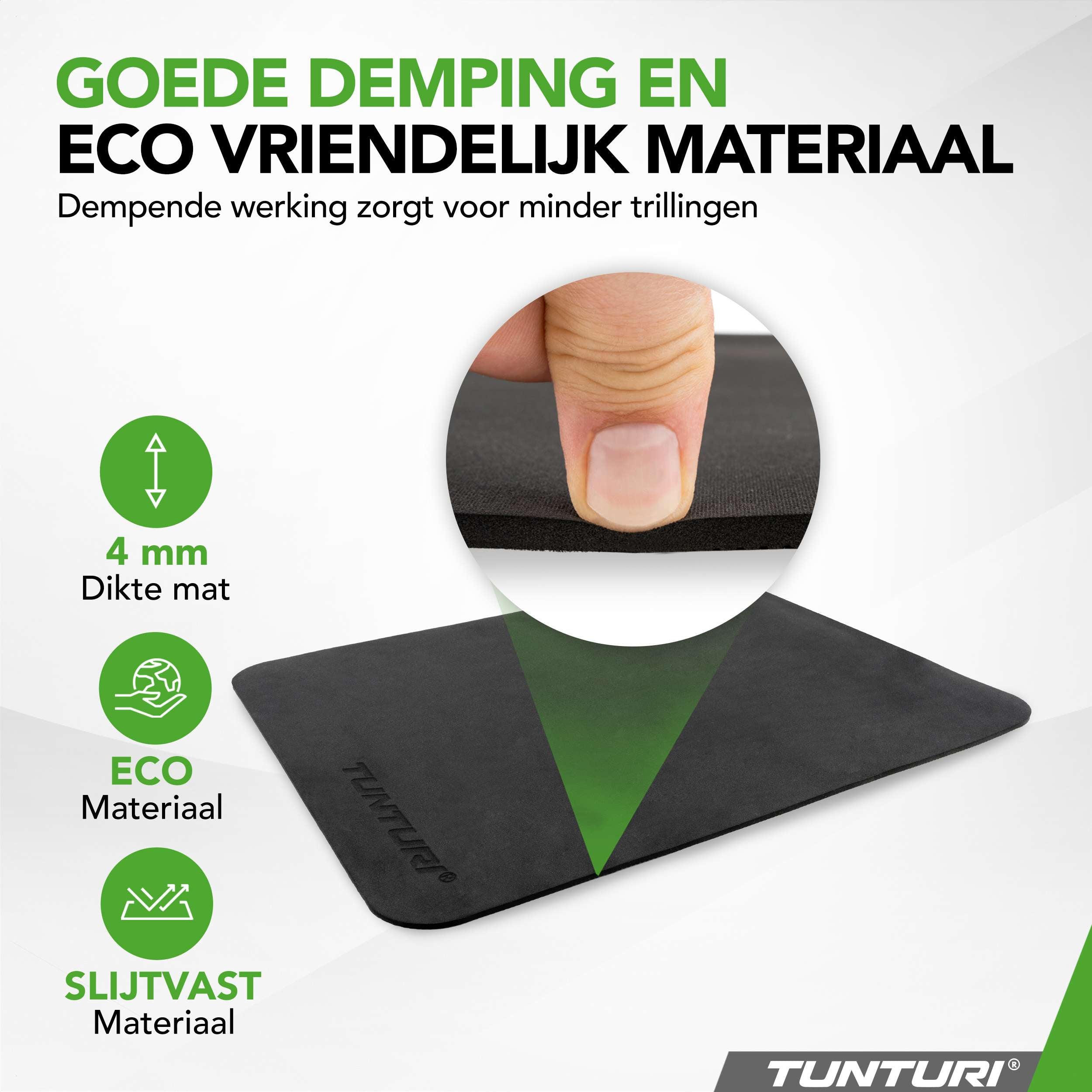 Tunturi Floor Protection Mat 65*52cm afbeelding 3