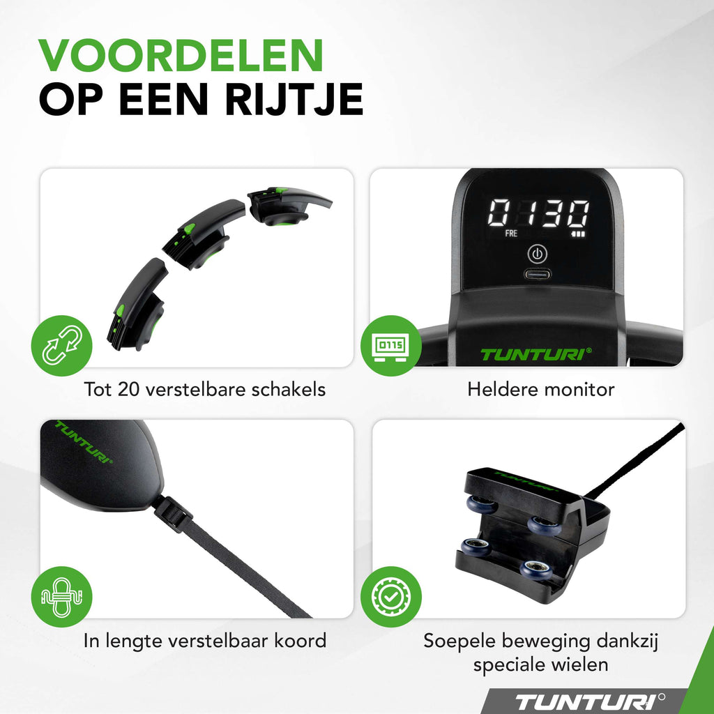Tunturi Smart Adjustable Hula Hoop - Incl. Display afbeelding 7