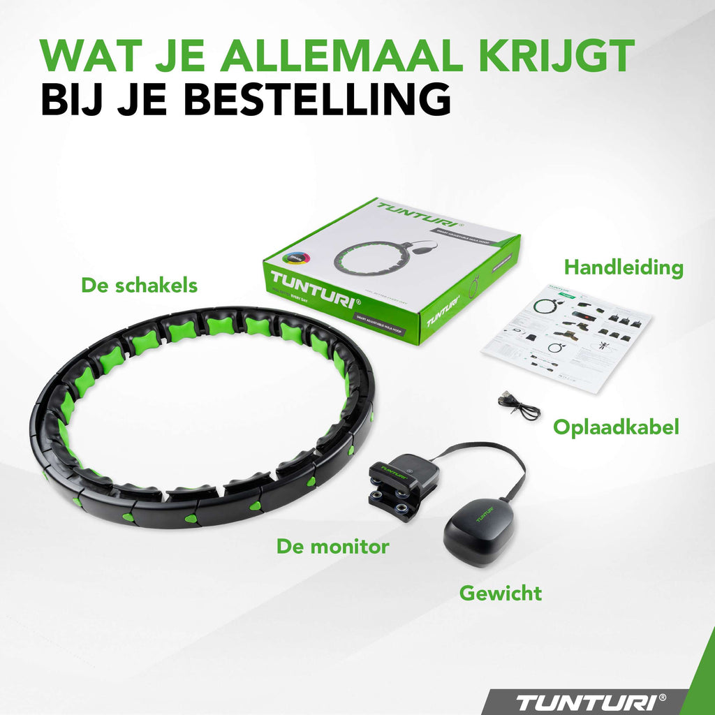 Tunturi Smart Adjustable Hula Hoop - Incl. Display afbeelding 10