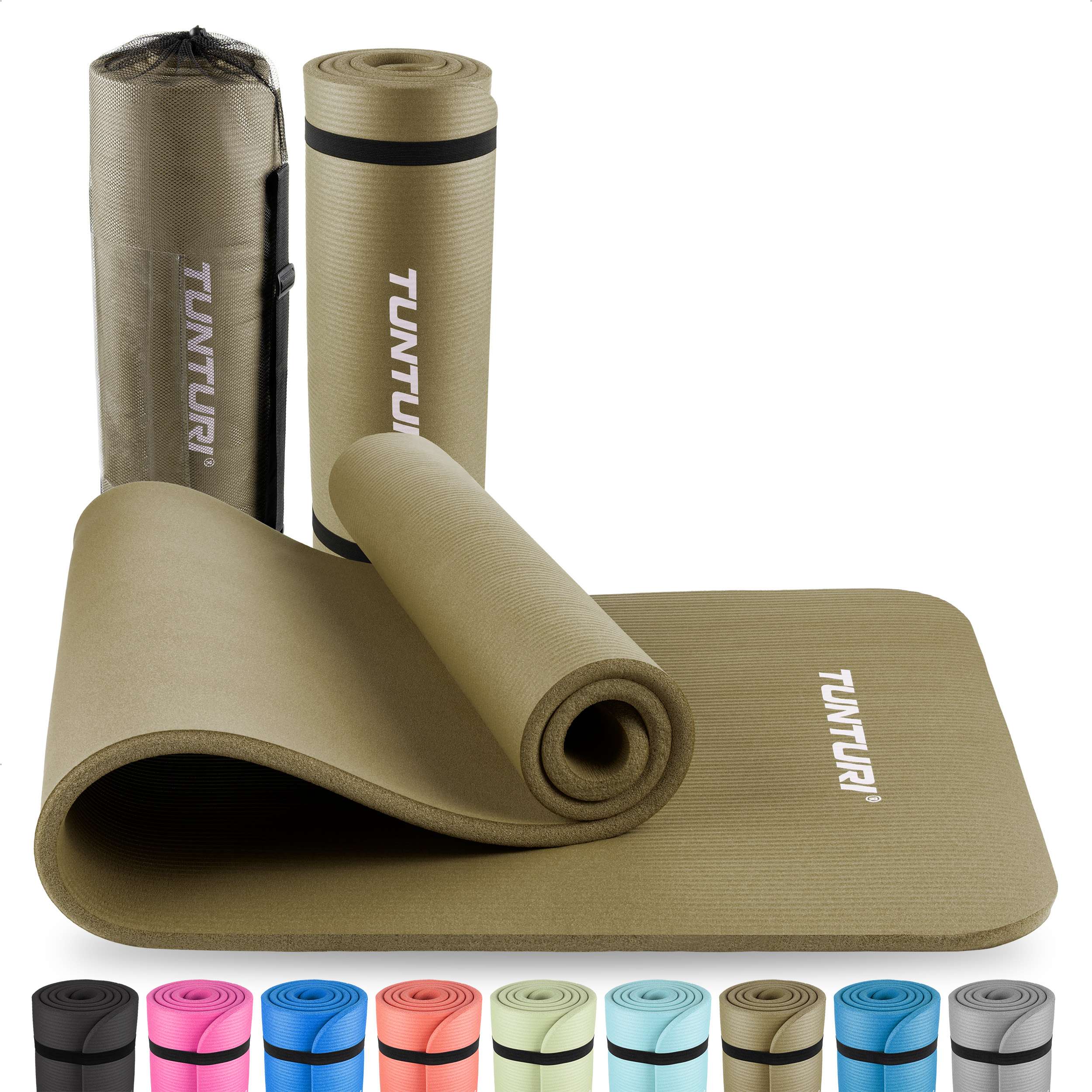 Tunturi Fitnessmat NBR - Army Green