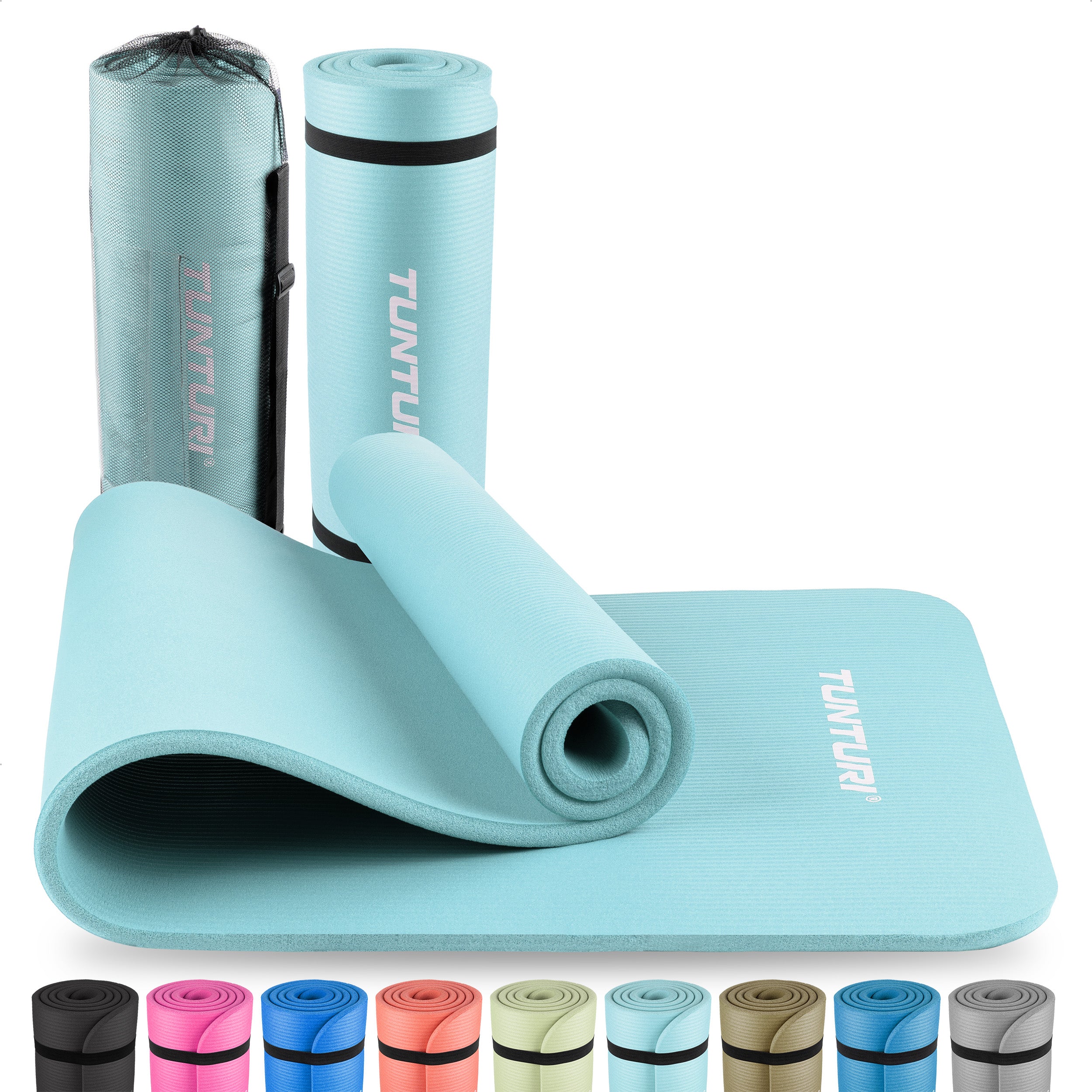 Tunturi Fitnessmat NBR - Light Blue