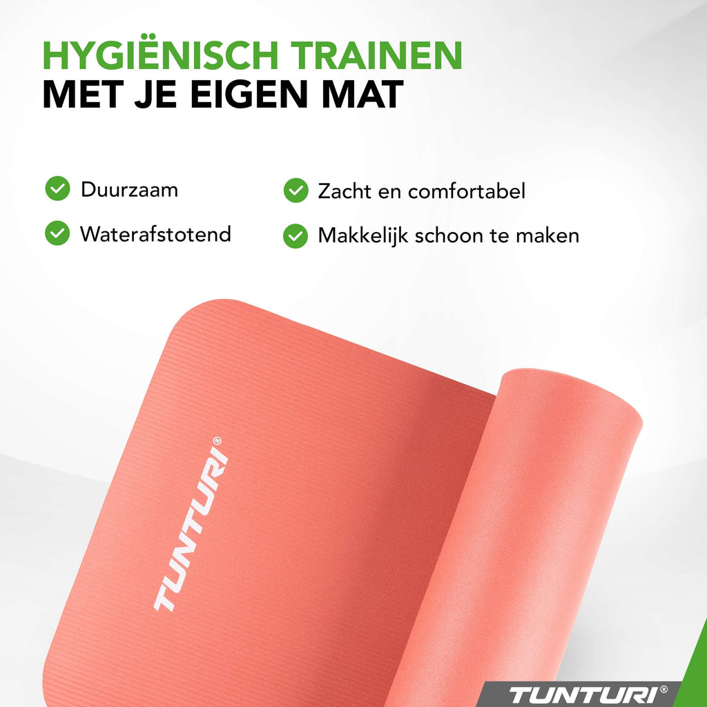 Tunturi Fitnessmat NBR - Rose Gold afbeelding 9