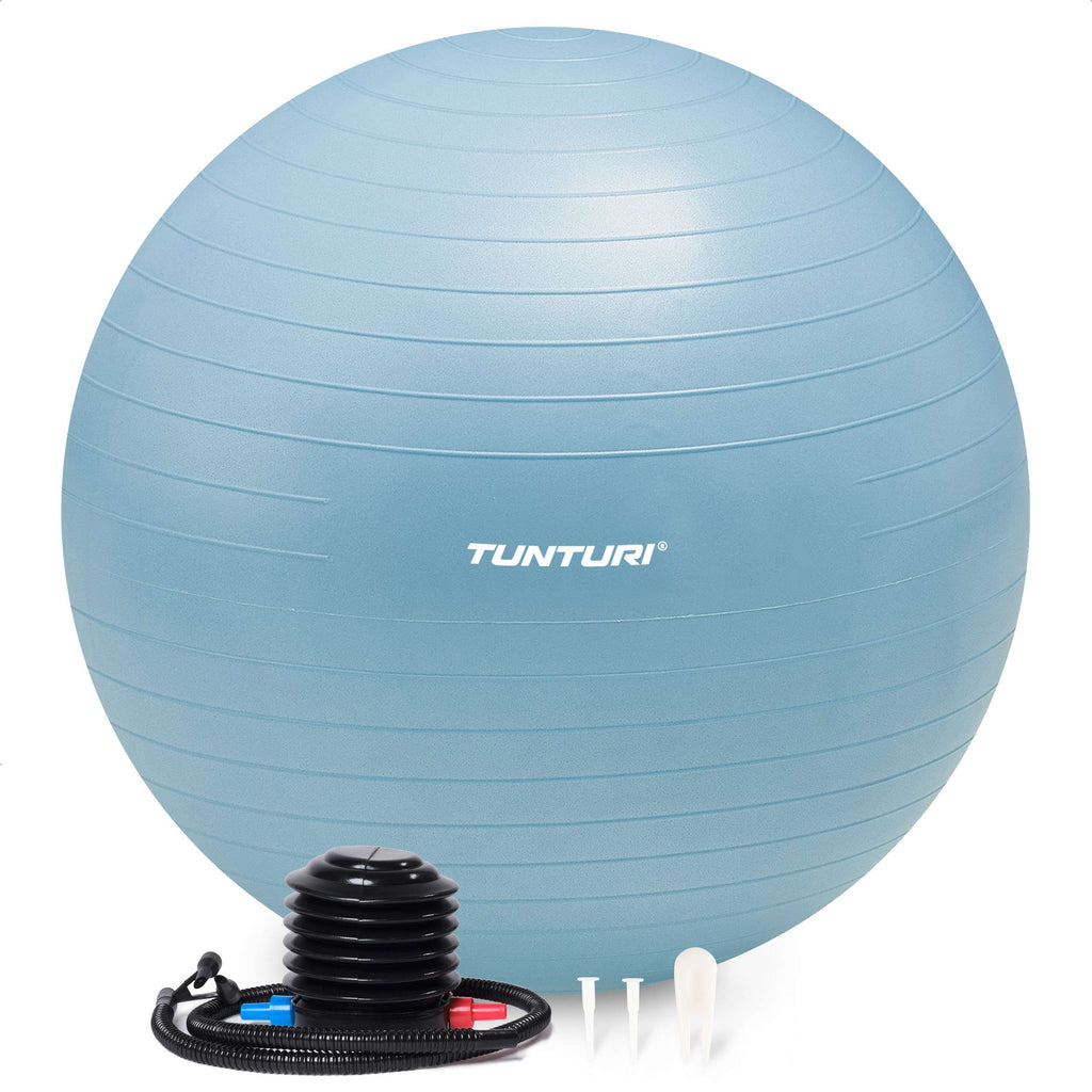 Tunturi Gymball 65cm, Light Blue, Anti Burst