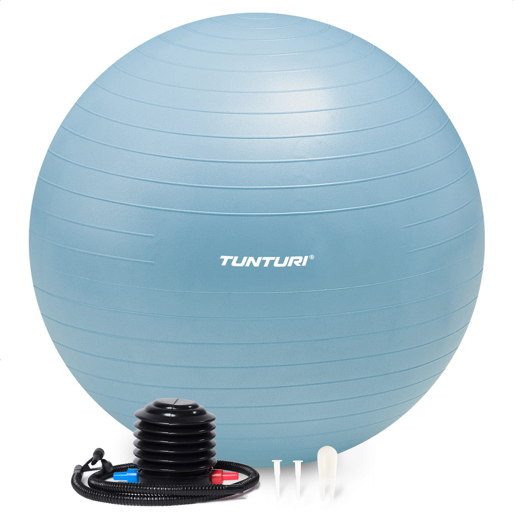 Tunturi Gymball 65cm, Light Blue, Anti Burst
