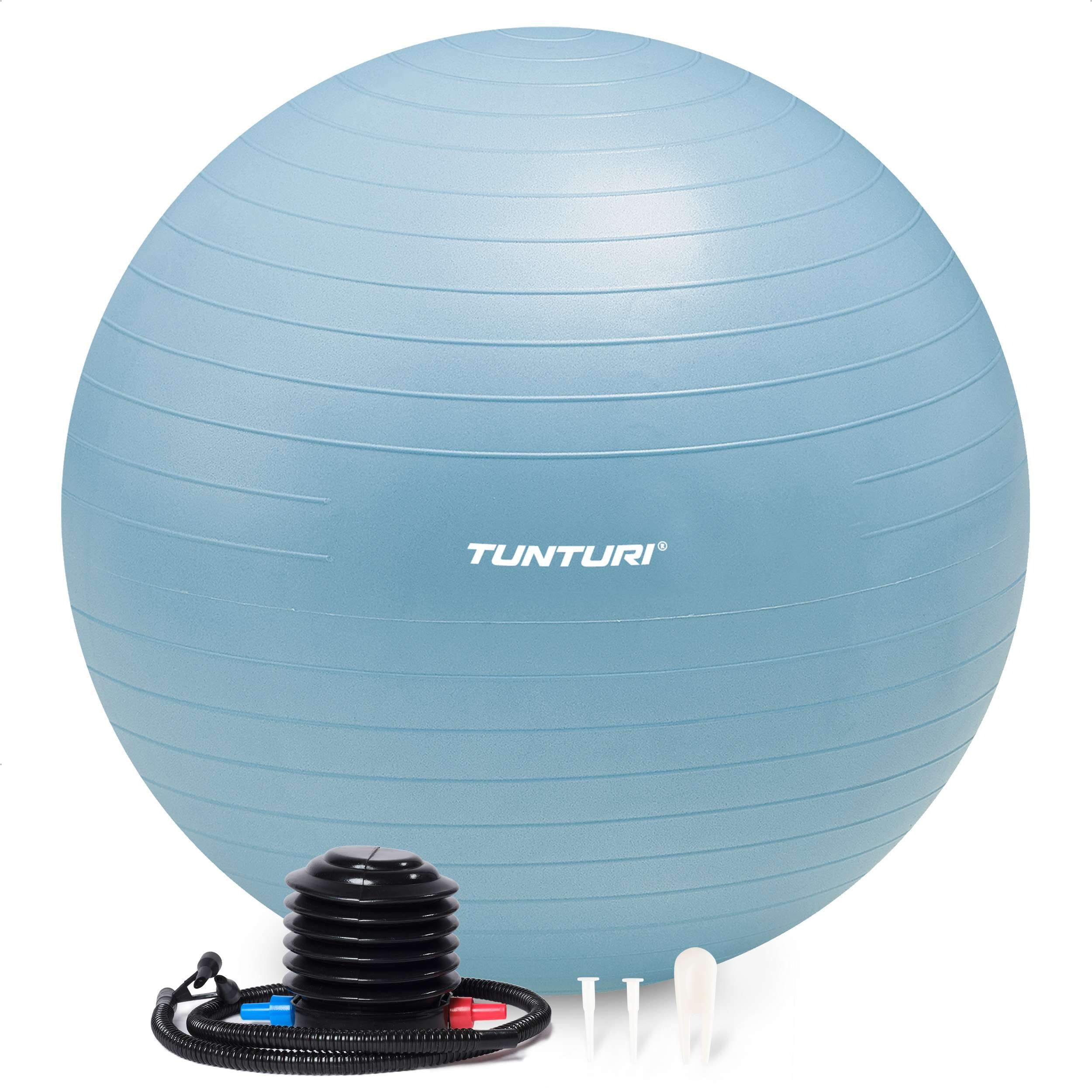 Tunturi Gymball 75cm, Light Blue, Anti Burst