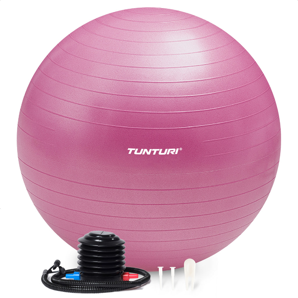 Tunturi Gymball 65cm, Purple, Anti Burst