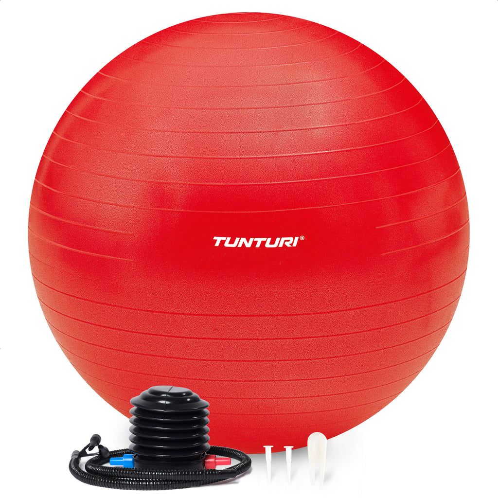 Tunturi Gymball 55cm, Red, Anti Burst