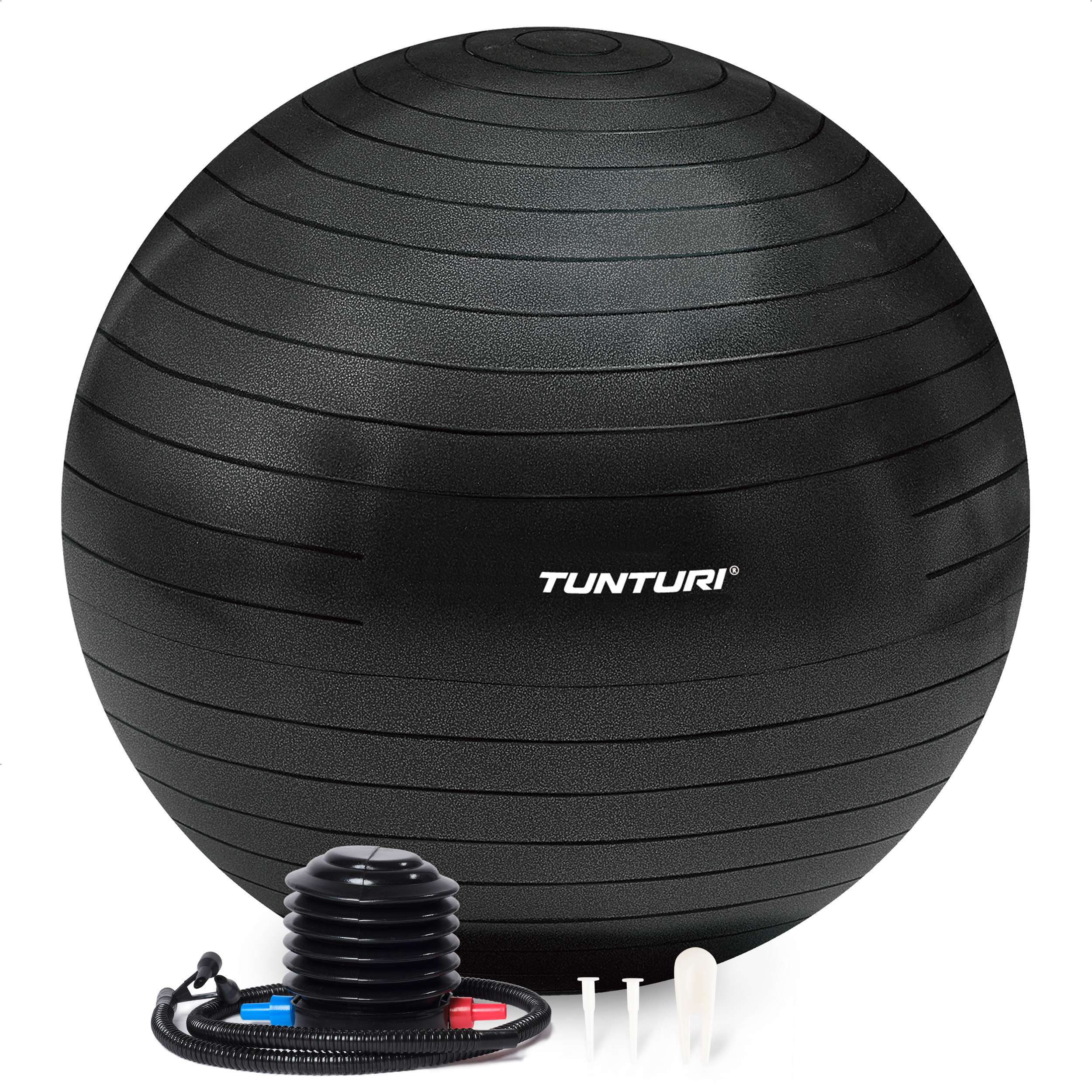 Tunturi Gymball 55cm, Black, Anti Burst