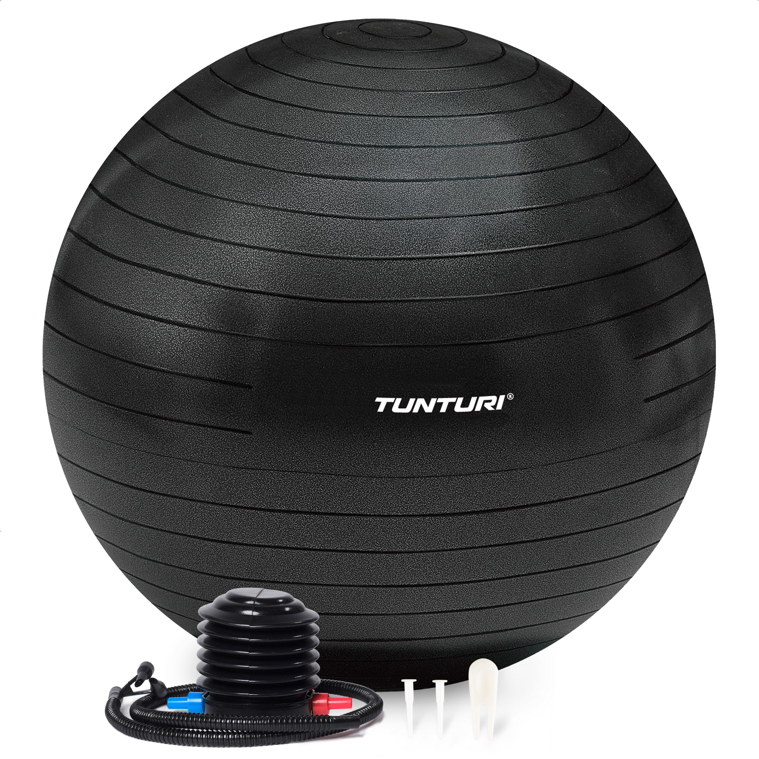 Tunturi Gymball 75cm, Black, Anti Burst
