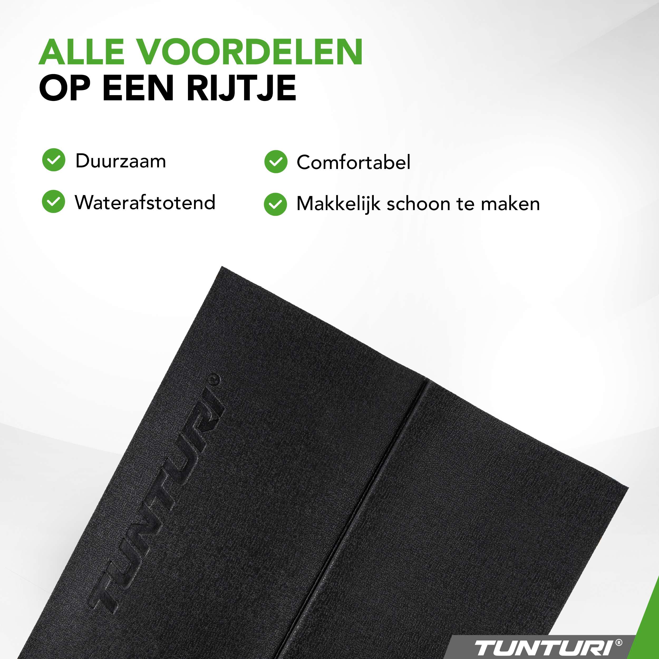 Tunturi Outdoor Fitness Mat, PVC, Black afbeelding 5