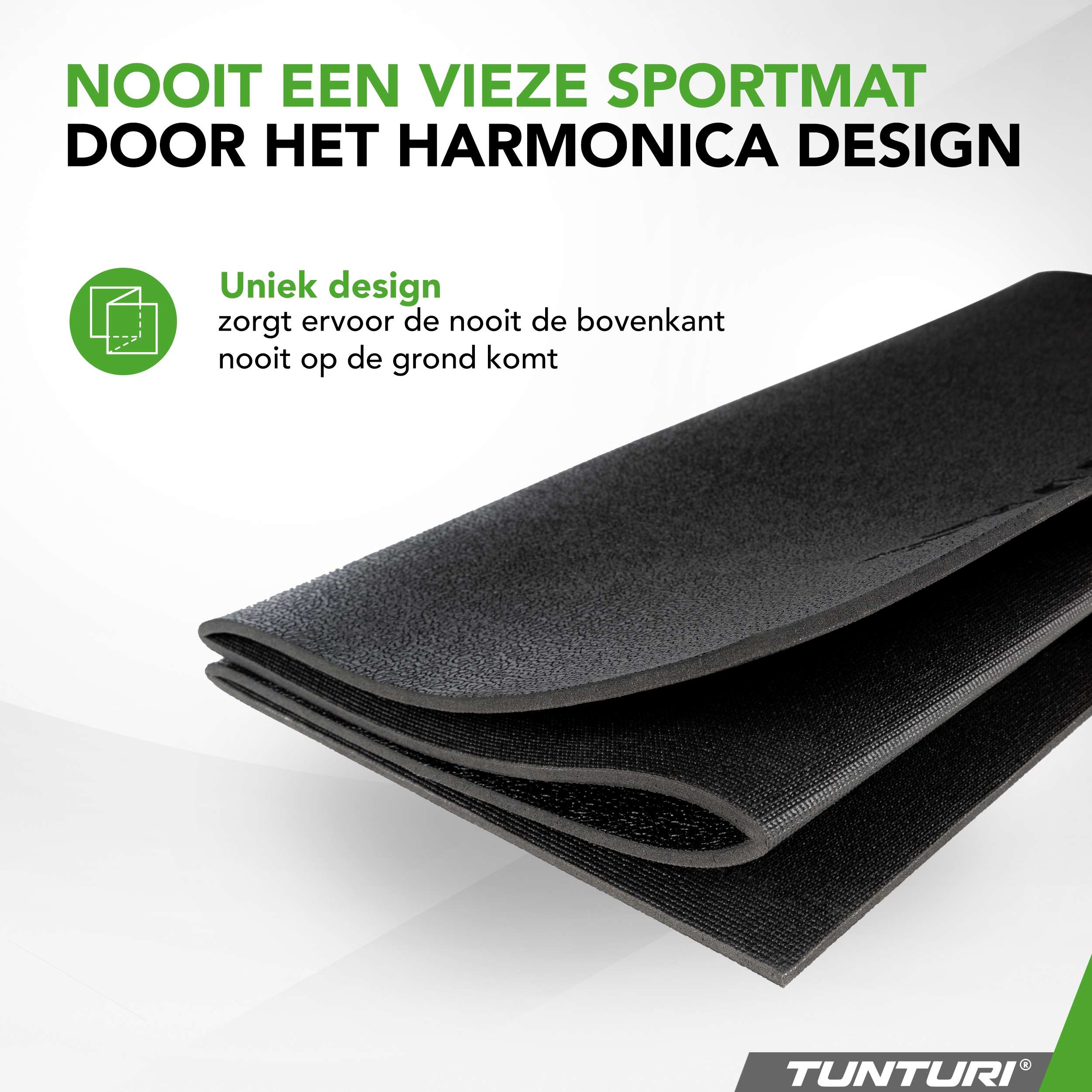 Tunturi Outdoor Fitness Mat, PVC, Black afbeelding 8