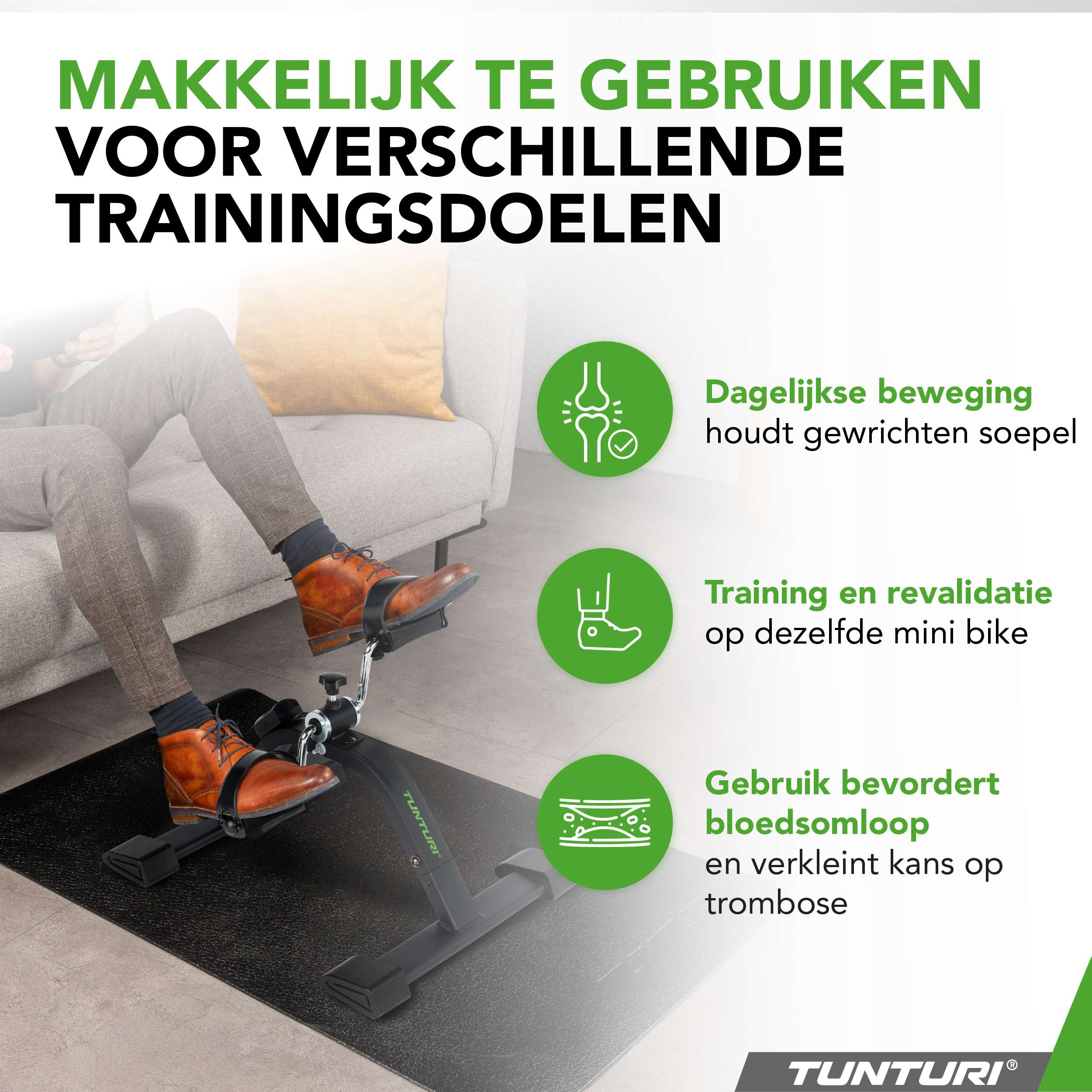 Tunturi Mini Bike Pro - Incl. Display afbeelding 4