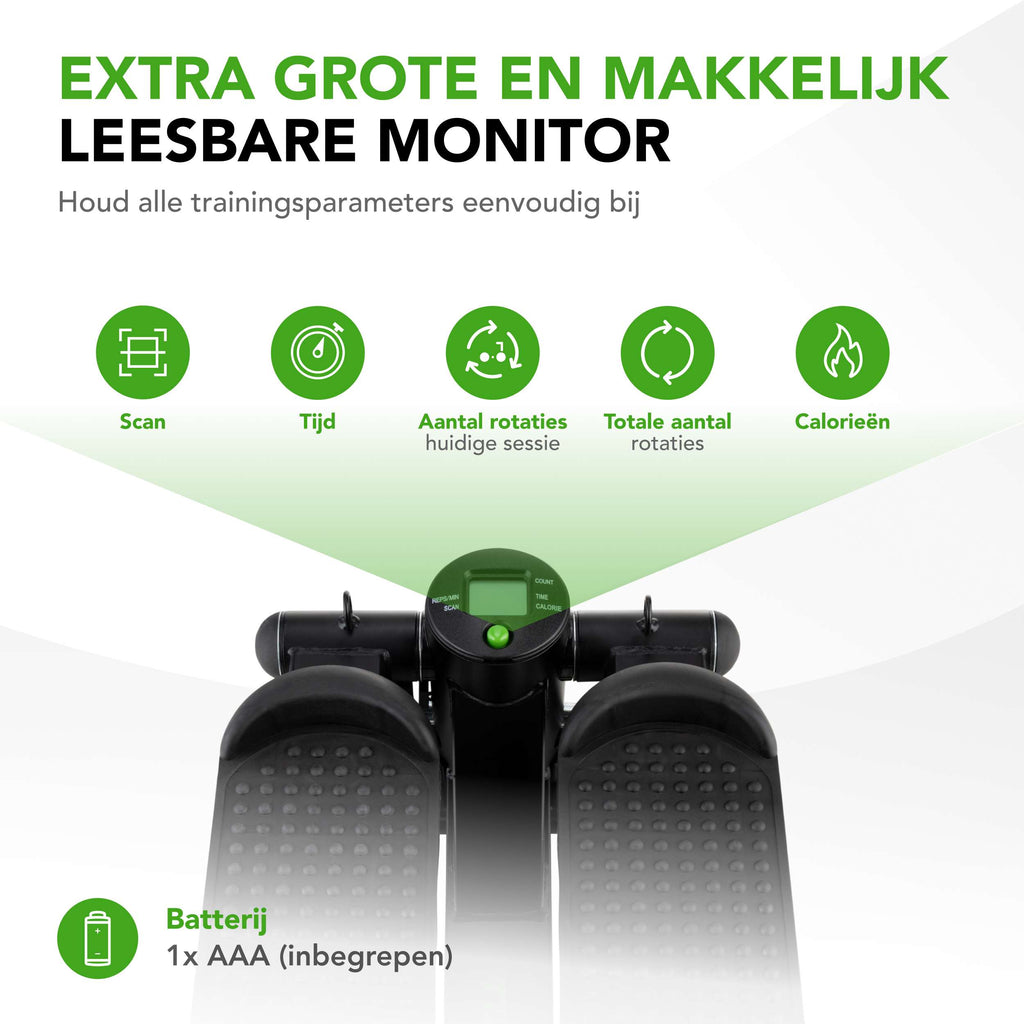 Tunturi Stepper, Black, Incl. Display afbeelding 4
