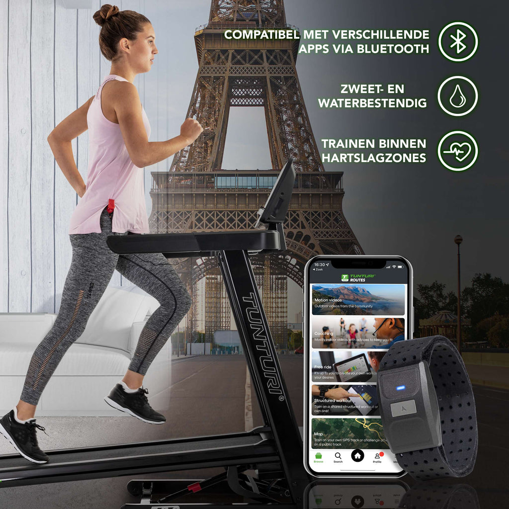 Tunturi Digital Heart Rate Monitor Armband (BT/ANT+) afbeelding 5