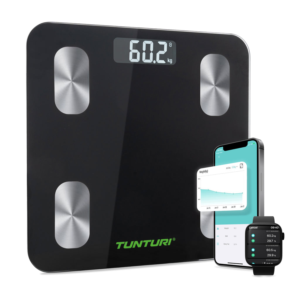 Tunturi SC30 Smart Scale, Black