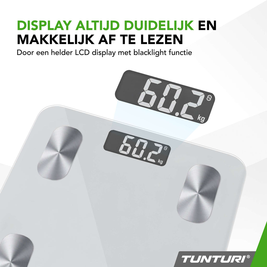 Tunturi SC30 Smart Scale, White afbeelding 3