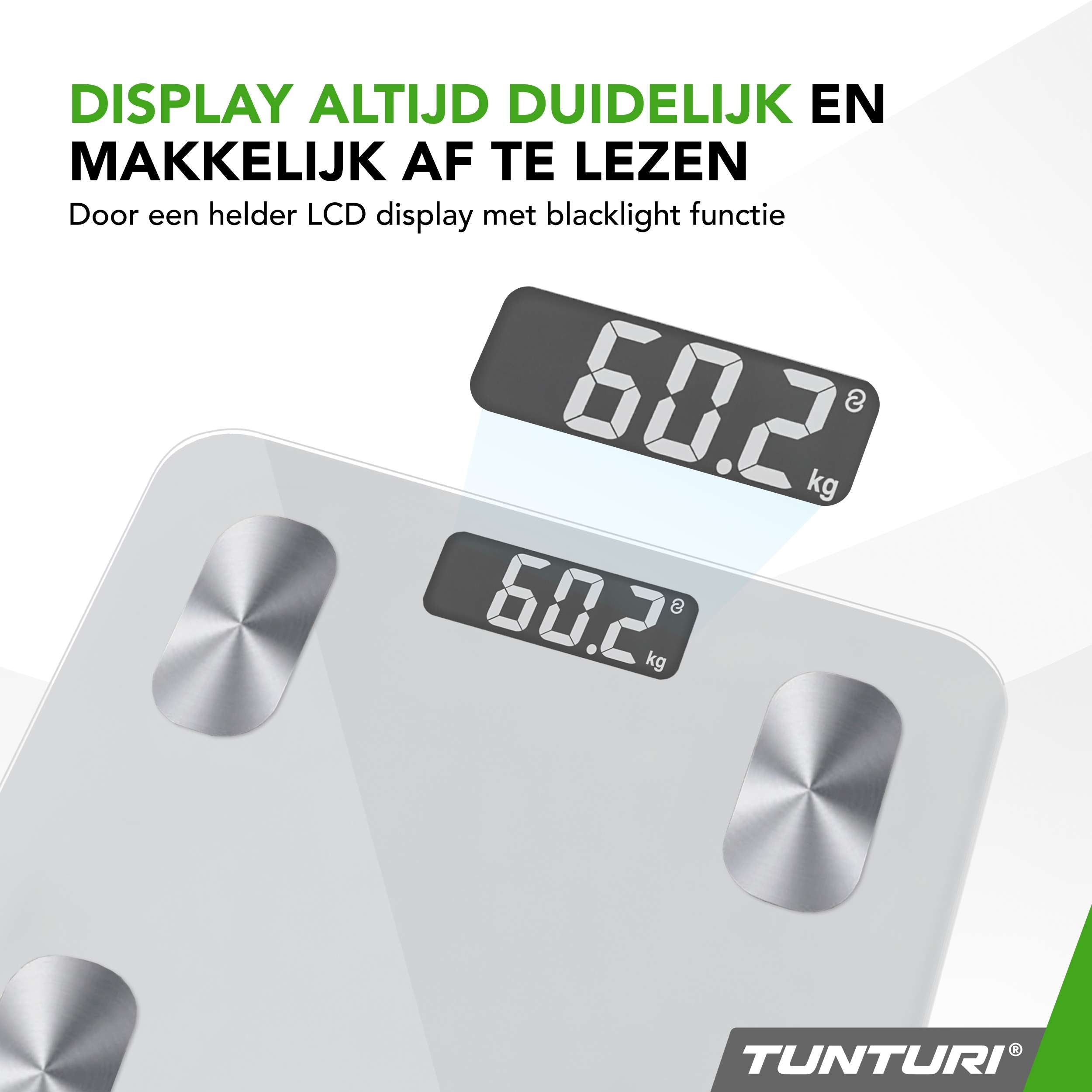 Tunturi SC30 Smart Scale, White afbeelding 3