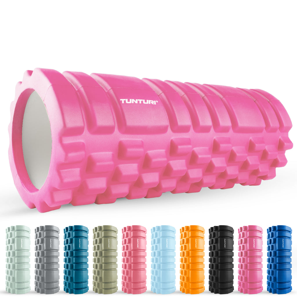 Tunturi Yoga Grid Foam Roller, 33cm, Pink